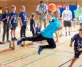 Bild: Guenter Uschold/exb
Beim Turnier glänzten manche junge Handballer mit raffinierten Spielzügen.