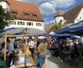 Bild: aub
Vom Frühschoppen bis in die Abendstunden hinein herrscht quirliges Kirwa-Leben im Spitalhof in der Nabburger Altstadt.