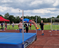 Bild: dob
Simon Risch vom SVSW Kemnath in Hochsprungaktion bei der Leichtathletik-Kreismeisterschaft im Vohenstraußer Sportzentrum.