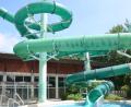 Bild: Kunz
Der Endauslauf der Wasserrutsche soll ins Innere der Therme verlegt werden. Heuer wird das aber nicht mehr geschehen.
