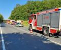 Bild: Feuerwehr Kemnath
Die Feuerwehr Kemnath sicherte die Unfallstelle ab.