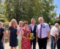 Bild: Antje Koller/SPD Erbendorf-Wildenreuth/exb
Brigitte Scharf (Dritte von links) wurde zur Ehrenvorsitzenden des Ortsvereins Erbendorf-Wildenreuth ernannt. Dazu gratulierten (von links): Ortsvereinsvorsitzende Petra Thomas, Sibylle Beyer (AsF), Uli Grötsch (MdB) und Kreisvorsitzender Uli Roth.