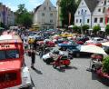 Bild: Kunz
Bei der 35. Oldtimerausfahrt des AMC im ADAC sind die Fahrzeuge in der Weidener Innenstadt zu bestaunen.