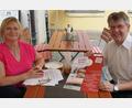 Bild: Sebastian Böhm
Martha Bauer, Vorsitzende des Diözesankomitees Regensburg, und Manfred Fürnrohr, Geschäftsführer Diözesane Räte im Bistum Regensburg.