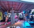 Bild: jua
"Voice and Chords" begeistert bei ihrem Auftritt beim Bürgerfest in Pfreimd das Publikum..