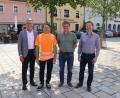 Bild: Stadt Tirschenreuth/exb
Im Bild: (von links) Franz Stahl, Reinhard Legat, Andreas Ockl und Markus Bergauer.