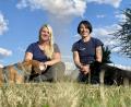 Bild: upl
Alisha Keck (links mit Django) und Susann Schulz (mit Oska) sind Hundetrainerinnen.