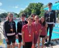 Bild: Dippold
Die in Rieden erfolgreichen Schwimmerinnen und Schwimmer des SV Weiden.
