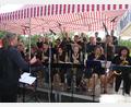 Bild: rn
Die Bigband Eschenbach bereitet mehr als 250 Musikfreunden ein Hörerlebnis niveauvollen Klangeffekten.