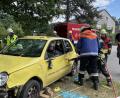 Bild: Marcel Krcelji/exb
Beim Berufsfeuerwehrtag zeigen die Jugendlichen auch, wie sie jemanden aus einem verunfallten Wagen retten.