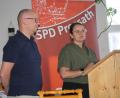Bild: bjp
Auf ein aktives Jahr blickt das Führungsduo der Pressather SPD aus Radim Völkl und Silke Tanner zurück. Ein Hauptthema bei der Mitgliederversammlung war auch die Verrohung der politischen Diskussionskultur, der es zu wehren gelte.