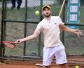Bild: Hubert Ziegler
Sebastian Grau vom TC Amberg am Schanzl gewann sein Einzel klar mit 6:2 und 6:4.