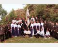 Bild: Archiv wku
Der Verein Schützengesellschaft Tell 1923 bei der Fahnenweihe im Jahre 1983 auf dem Bergl.