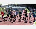 Bild: wro
Die Sportler kämpften bei der Kreismeisterschaft um Bestzeiten. Hier der Start zum 800-Meter-Lauf.