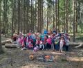 Bild: Kindergarten Regenborgen Erbendorf/exb
Den Waldaktionstag genossen die Buben und Mädchen des evangelischen Kindergartens Erbendorf.