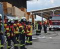 Bild: dob
Die Atemschutzgeräteträger standen für den Einsatz parat.
