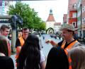 Bild: David Rieß, ALE Oberpfalz
Beim Aktionstag in Weiden werden Schüler selbst zu Vermessern und Landmanagern.
