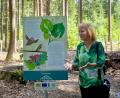 Bild: esb
Für Kinder spielerisch verpackt wurde Wissenswertes zum Wald in einer Geschichte über einen Waldkautz und einen Specht. Dazu gibt es auch ein Malbuch. Birglands Bürgermeistern Brigitte Bachmann stellte das Konzept vor.
