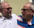 Bild: mma
Die Halbbrüder Hubert Anton und Walter Teufel sind glücklich, sich gefunden zu haben.