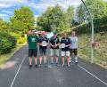 Bild: koa
Die Eisstockschützen ermitteln ihren Vereinsmeister (von links): Abteilungsleiter Christoph Walter, Herbert Schlegl, der Sieger Walter Bauer, Richard Straller und SV-Vorsitzender Andreas Koch.