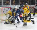Archivbild: Gebert
Kommt es in der kommenden Oberliga-Saison zu Derbys zwischen den Blue Devils Weiden (blaue Trikots) und der Bayreuth Tigers (gelb)?