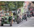 Bild: kro
Ein imposantes Bild bot sich bei der Traktorausfahrt, die auch mitten durch Tirschenreuth führte.