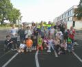 Bild: Simone Schönfelder/exb 
Nach der bestandenen Radfahrprüfung war die Freude an der Montessori-Schule natürlich groß.
