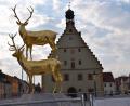 Bild: fz
Am Rathaus in Hirschau beginnt die Tour durchs Kaolinrevier