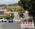Bild: Wolfgang Steinbacher
Die Hockermühlstraße in Amberg kann derzeit nur stadteinwärts befahren werden.