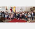 Bild: Kindergarten St. Hedwig/exb
Die künftigen Schulkinder nahmen Abschied von ihrem Kinderhaus St. Hedwig in Mitterteich.