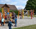Bild: bnr
Der neu gestaltete Spielplatz in der Von-Rieneck-Straße wird von den Kindern gut angenommen.