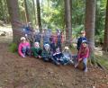 Bild: Kinderhaus Steinwaldzwerge/exb
Das Ferienprogramm des Kinderhauses Steinwaldzwerge führte zum „Waldsofa“.