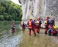Bild: bgm
Beste Vorraussetzungen für den praktischen Ausbildungsinhalt bot der Donaudurchbruch bei Kehlheim.