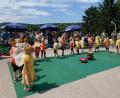 Bild: Kindergarten Teunz/exb
Die Kinder hatten für das Sommerfest Lieder und Tänze eingeübt.