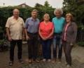 Bild: Damm/exb
Für die neu gewählte Vorstandschaft der ÖDP mit Jochen Surel (Zweiter von rechts) gab es auch Infos zu Plänen für den Biomüll in Schwandorf.