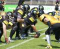 Bild: Michael Sandner/Amberg Mad Bulldogs/exb
Die Amberg Mad Bulldogs (links) mussten sich im letzten Heimspiel der Saison geschlagen geben.