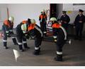 Bild: fdl
Volle Konzentration zeigen die Prüflinge von der Massenrichter Feuerwehr beim Kuppeln der Saugleitung.