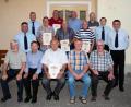 Bild: Feuerwehr Röthenbach/exb
Die Geehrten mit den Feuerwehrverantwortlichen Siegfried Schwarzbauer (sitzend, von links), Josef Pöllmann, Otto Bader, Wolfgang Käß und Johann Käß sowie (Mitte, von links) Kommandant Anton Kick, Helmut Wachter, Franz Schöpf, Georg Ackemann, Vorsitzender Philipp Käß und Zweiter Vorsitzender Albert Bader sowie (hinten, von links) Zweiter Kommandant Jonas Zeitler, Heinz Merkl, Erich Scharf und Bernhard Schraml.