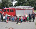 Bild: Kinderhaus &quot;Unsere kleine Welt&quot;/exb
Die Vorschulkinder vom Kinderhaus „Unsere kleine Welt“ in Bärnau erlebten einen ereignisreichen Tag bei der Feuerwehr.