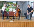 Bild: kki
Zusammen mit Jakob Haas auf dem Cajon präsentierten die beiden Cellisten Jonathan Hoffmann und Katharina Graf "Pop for Cello".