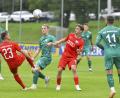 Archivbild: Hubert Ziegler
Die DJK Gebenbach (grüne Trikots, Szene aus der Partie gegen Ingolstadt II/3:2) reist am Freitag zum VfB Eichstätt.