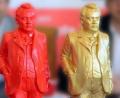 Bild: Kunz
Diese Max-Reger-Skulpturen sind am Samstag in der Weidener Innenstadt zu sehen.