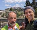 Bild: Steckermeier/exb
Am Ziel: Vater Manfred und Sohn Felix Steckermeier radelten in 31 Tagen von Tirschenreuth 2600 Kilometer durch neun Länder bis zur Akropolis in Athen. Ein echtes Abenteuer für die Freizeitsportler.