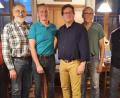 Bild: gu
Der neue Vorstand der UWG Ammerthal (von links): Kassenprüfer Albert Schaller, Beisitzer Josef Haller, Kassier Norbert Lehmeier, Vorsitzender Thorsten Gugg, stellvertretender Vorsitzender Heinz Haubner und Kassenprüfer Rudolf Hiltl.
