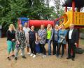 Bild: Gemeinde Kulmain/exb
Das Kinderhaus verabschiedete mehrere Elternberatsmitglieder: (von links) Mobile-Leiterin Corinna Fröhler; Evelyn Wagner, Christian Lautner, Bianca Weber, Lucienne Lorenz, Julia Schedl, Claudia Griener, Meike Franik und Bürgermeister Günter Kopp.