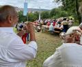 Bild: gri
Die Raigeringer Musikanten spielten beim 71. Hüttenfest der Bergwacht in Freudenberg.