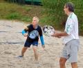 Bild: Hüttner
In Schnaittenbach ging es um die bayerischen Titel im Beachtennis.