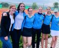 Bild: Ehlerding/exb
Die Tennisspielerinnen der U15 des TC Dürnsricht freuen sich über den zweiten Platz zum Saisonschluss.