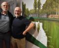 Bild: ubb
Der 78-jährige Künstler Peter Angermann (rechts) und der tschechische Künstler Jan Knapp (links) sind seit 50 Jahren befreundet. Nachdem Jan Knapp bereits im vergangenen Jahr im Museumsquartier ausgestellt hat, ist nun Peter Angermann an der Reihe.