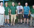 Bild: sm
Der Kreisfischereiverein ehrt beim Gründungsjubiläum erfolgreiche Mitglieder: (von links) Max Bruckner, Josef Wenzl, Hans Grundler, Dominik Keck, Tobias Roderer und Christian Gilch.